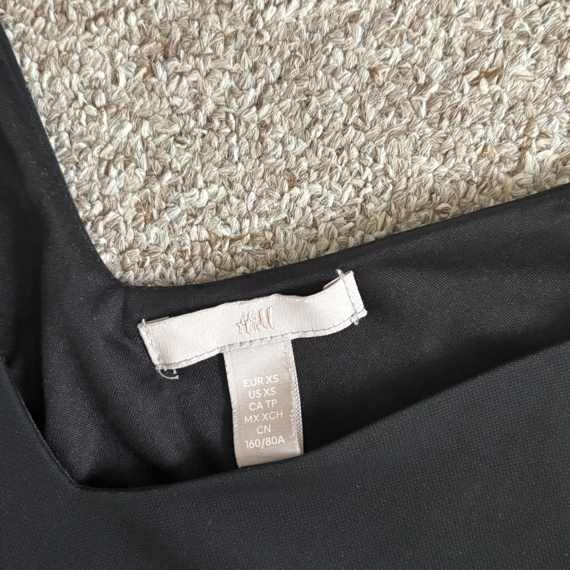 Svart linnetopp från H&M XS - 1