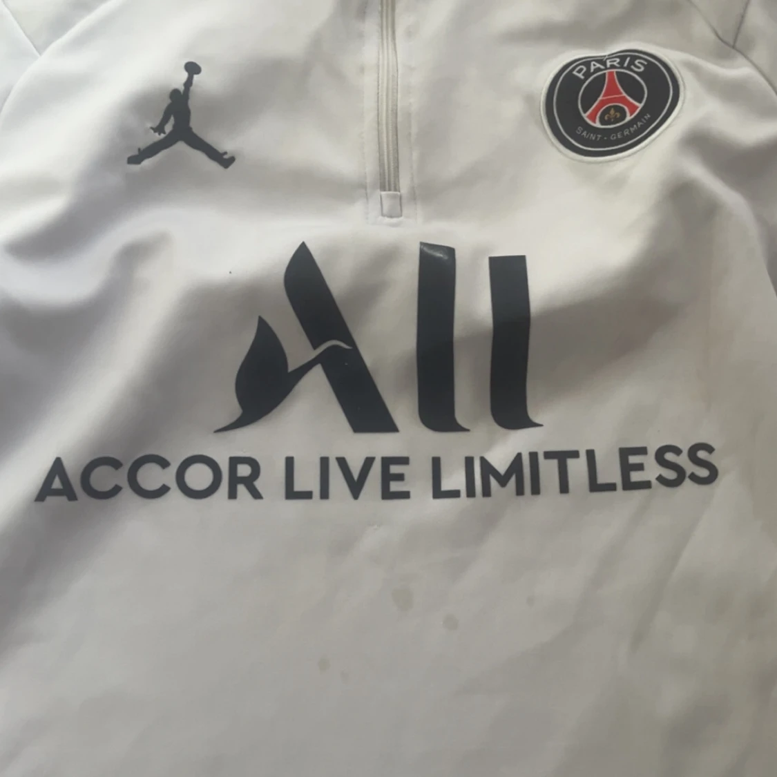 PSG vit långärmad fotbollströja - 4