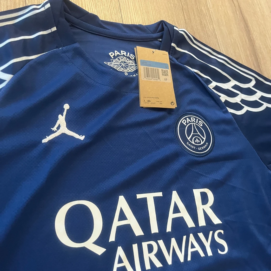 PSG x Jordan blå fotbollströja M - 3