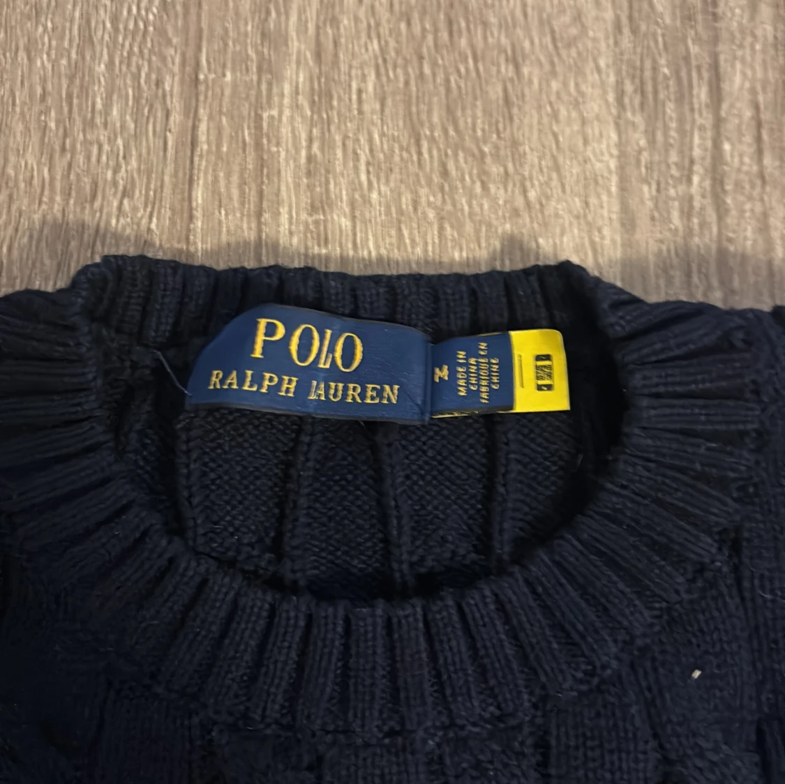 Mörkblå stickad tröja Polo Ralph Lauren - 2