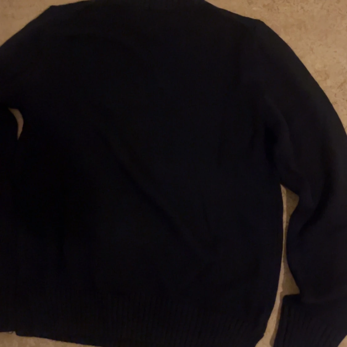 Mörkblå stickad tröja Polo Bear - 2