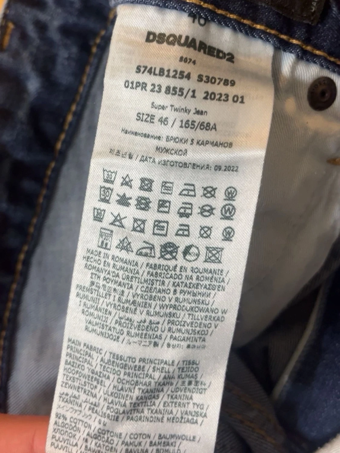 Blå Dsquared2 Super Twinky Jeans - 1