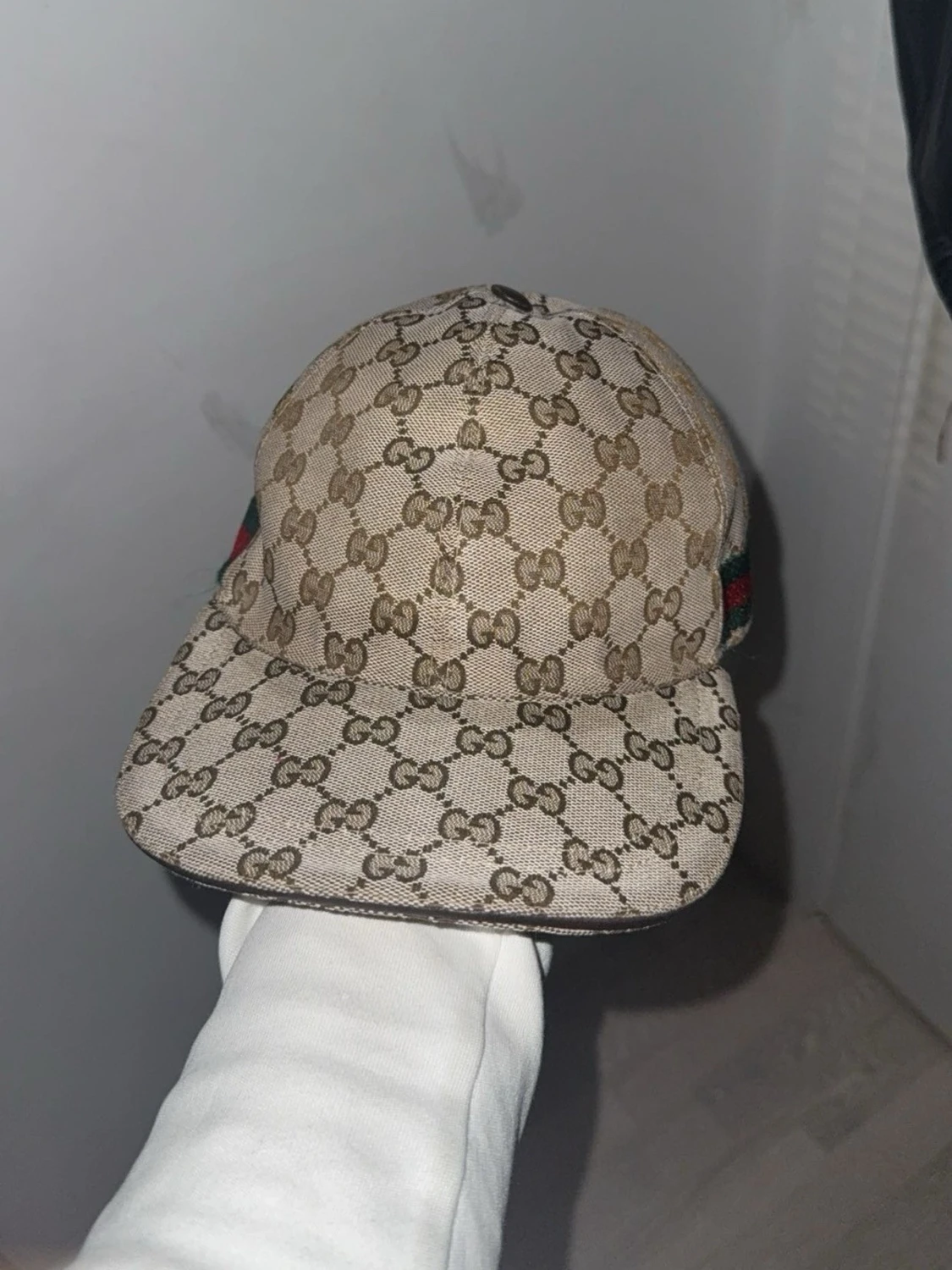 Gucci beige keps 