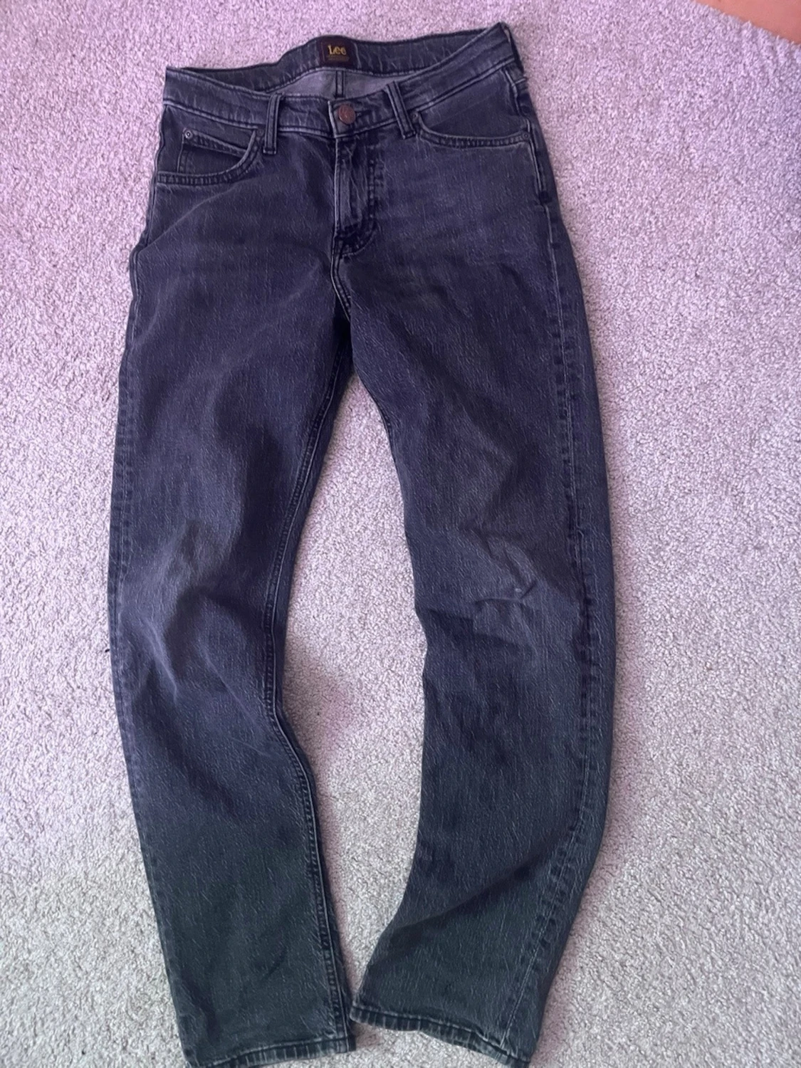 Svarta Lee jeans straight fit