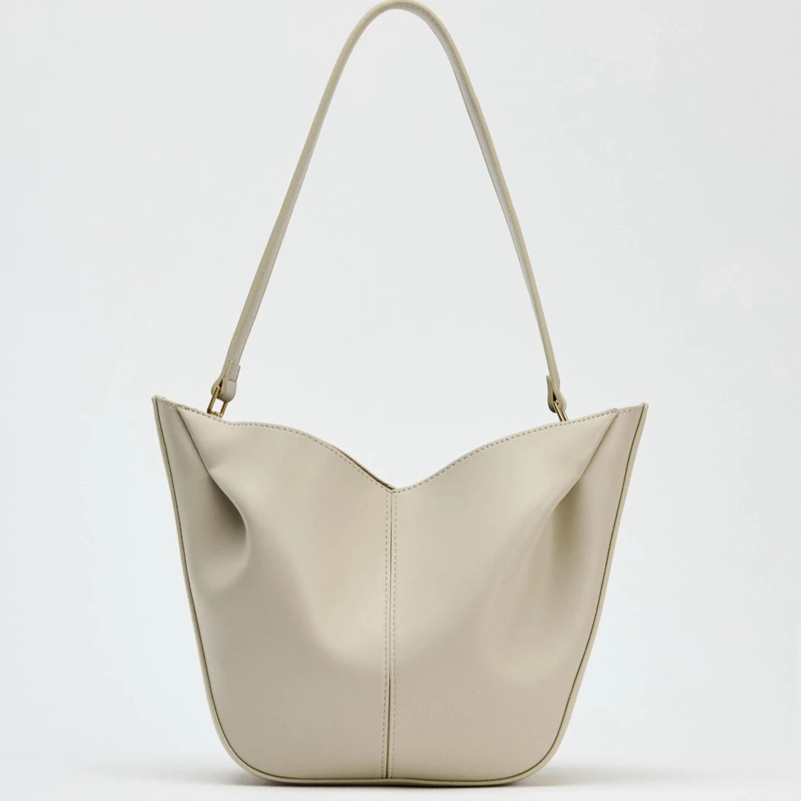 Beige axelväska från Zara  - 1