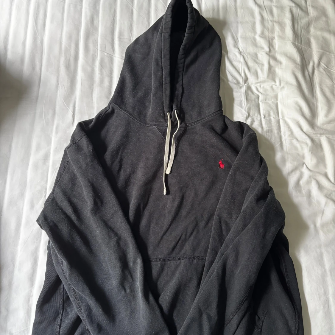 Svart hoodie från Polo Ralph Lauren XL