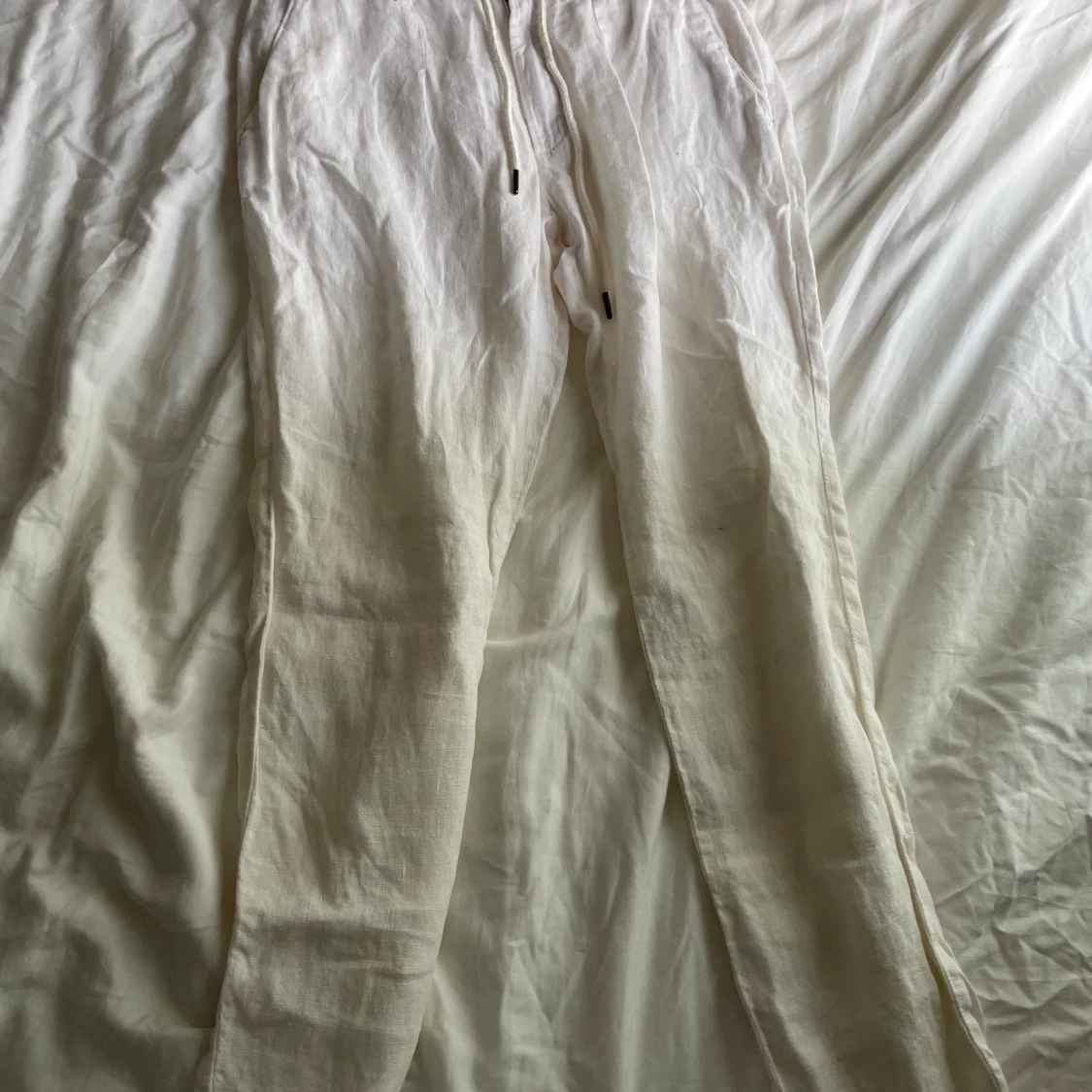 Vita linnebyxor Bruun & Stengade - 1