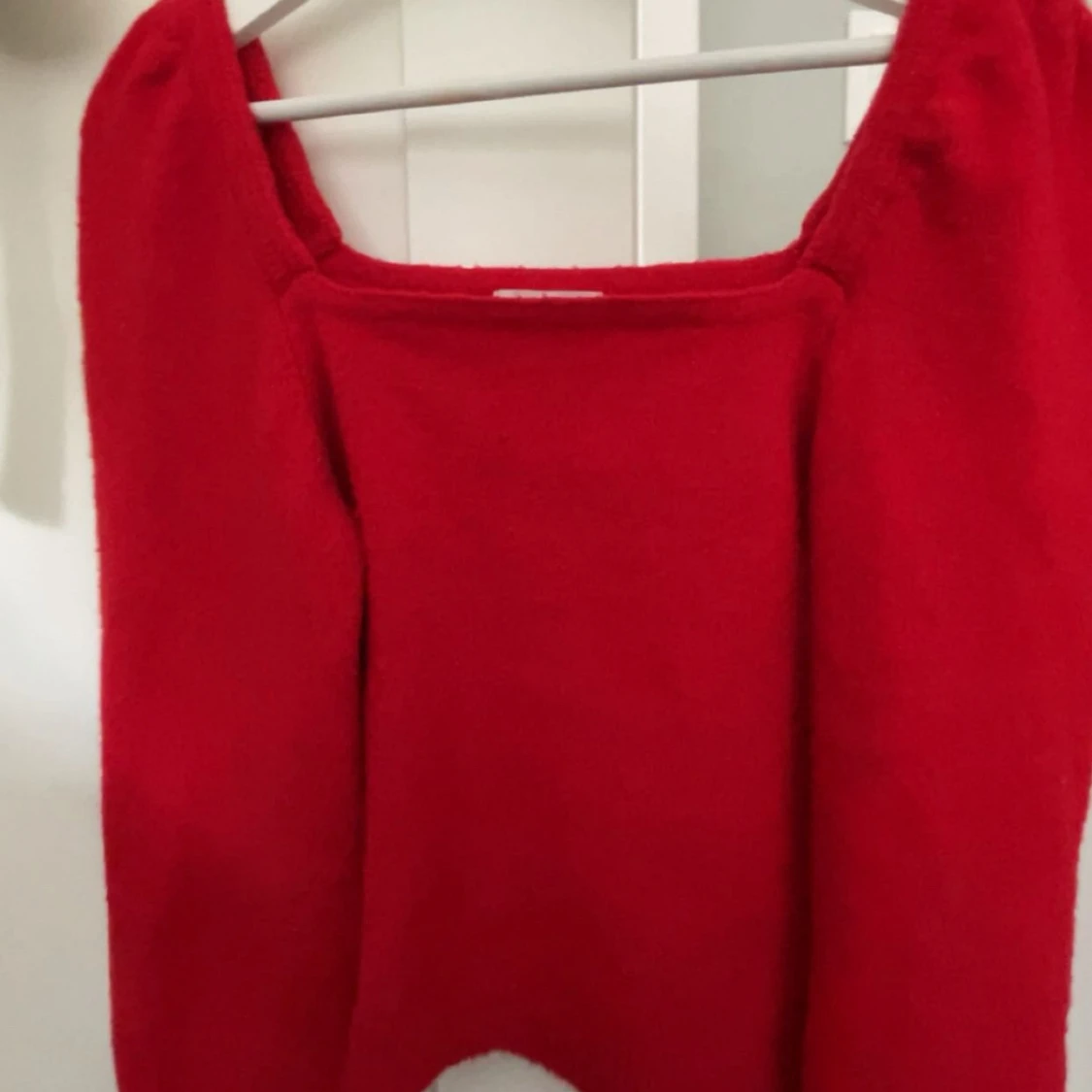 Röd stickad tröja från H&M - 2