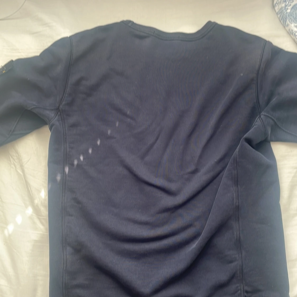 Mörkblå Stone Island sweatshirt - 1