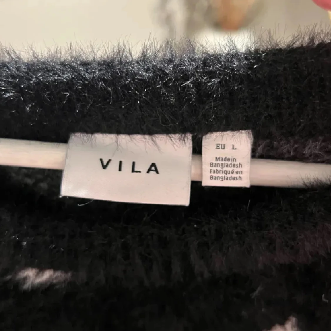 Zebramönstrad svartvit tröja från Vila - 2