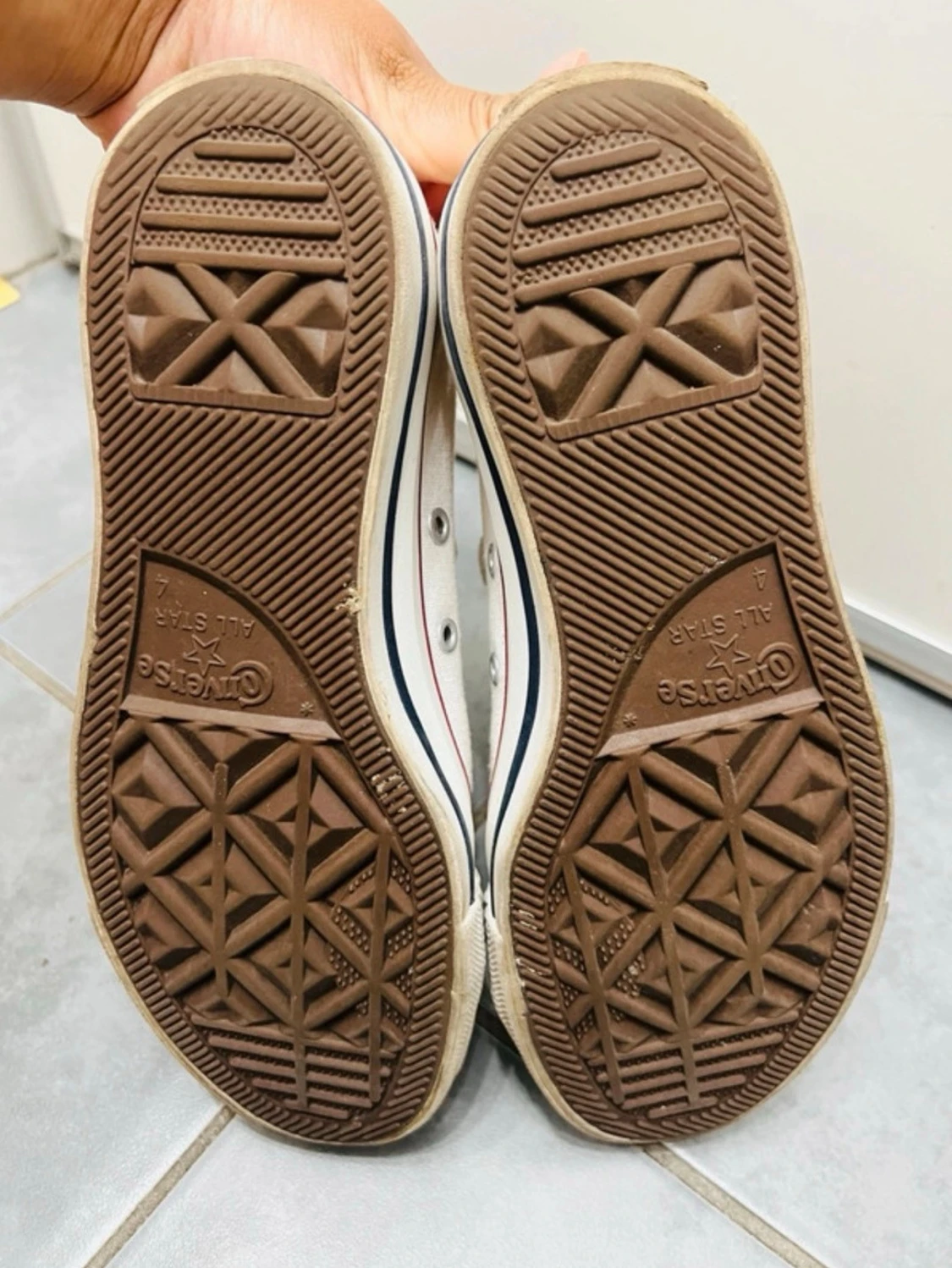 Vita Converse All Star låga sneakers - 4