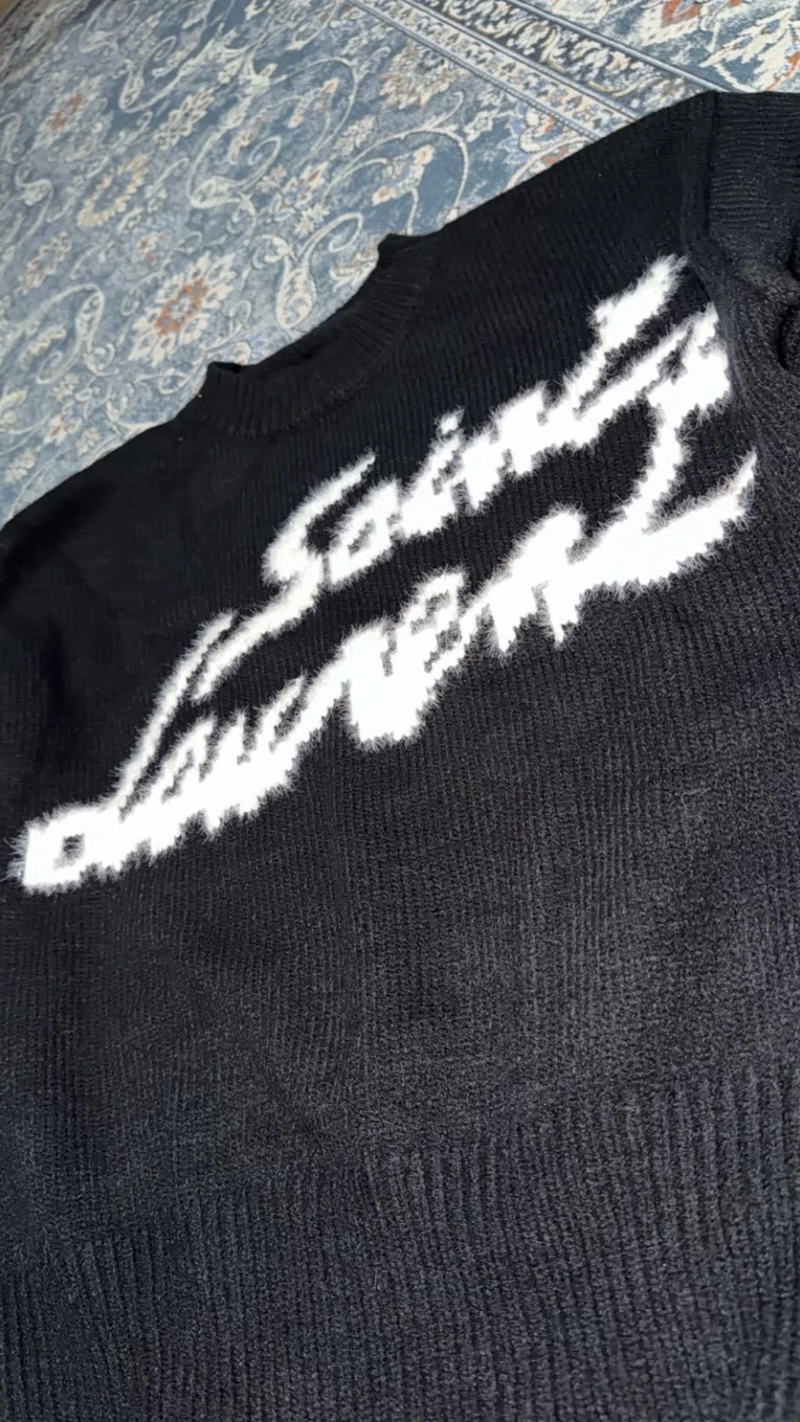 Svart Saint Laurent tröja  - 1