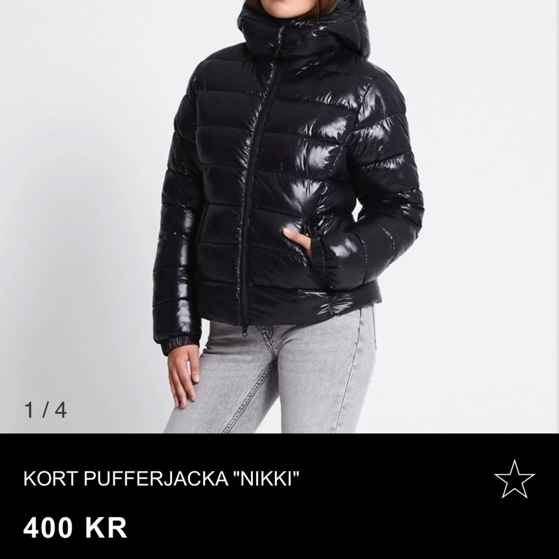 Svart pufferjacka från 157 XS - 2