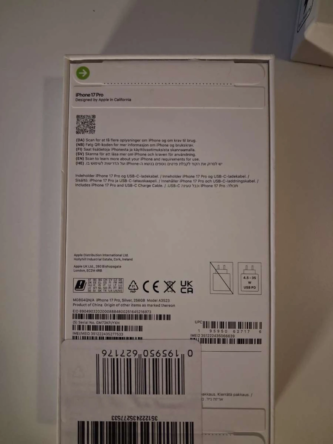 iPhone 17 Pro 256GB Silver - 1