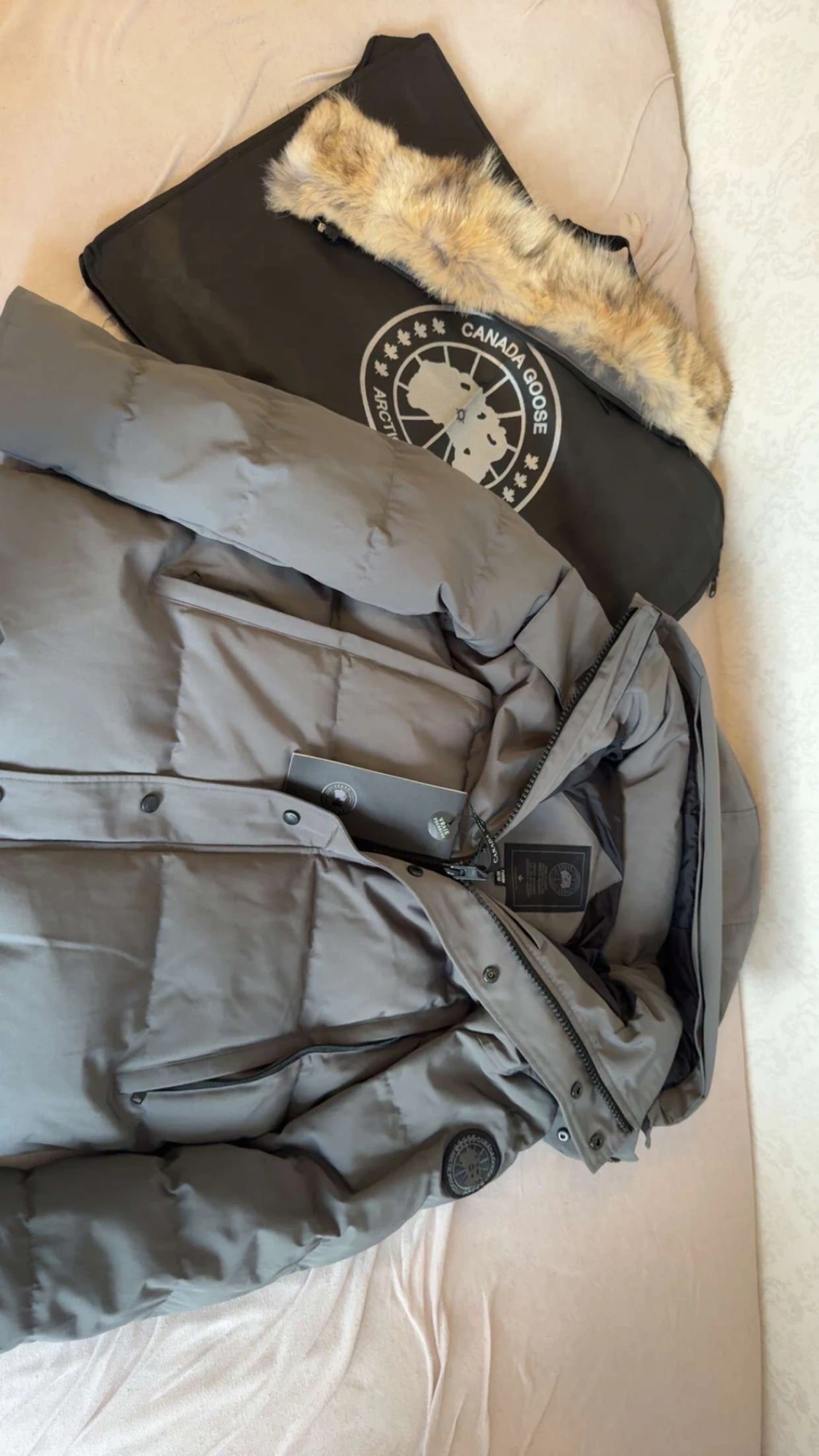 Grå Wyndham Canada Goose pufferjacka - 3