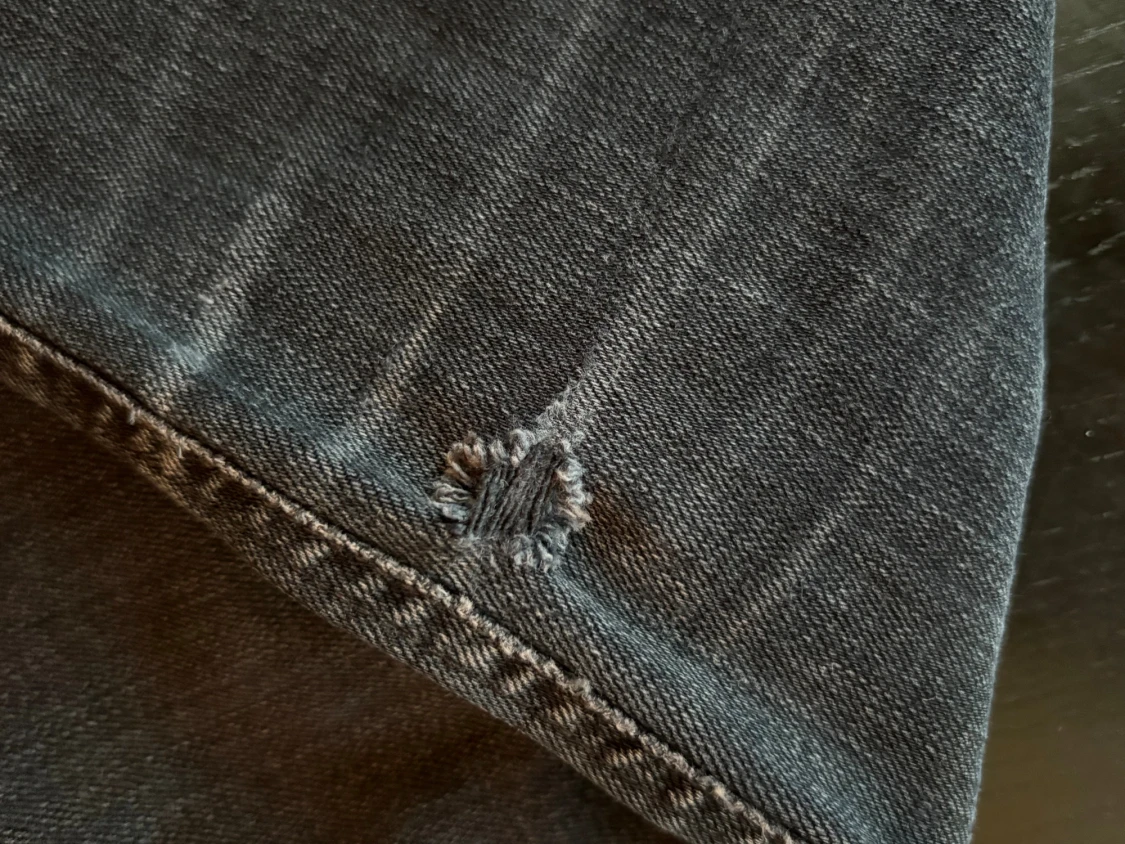 Mörkblå/svarta slim jeans från nudie W27 L32 - 4