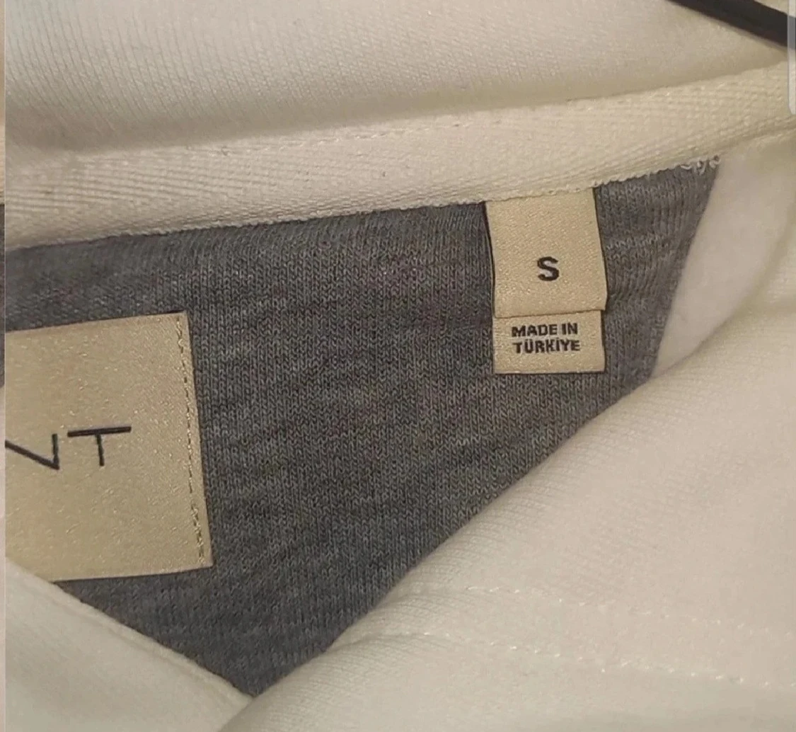 Vit hoodie från GANT - 3