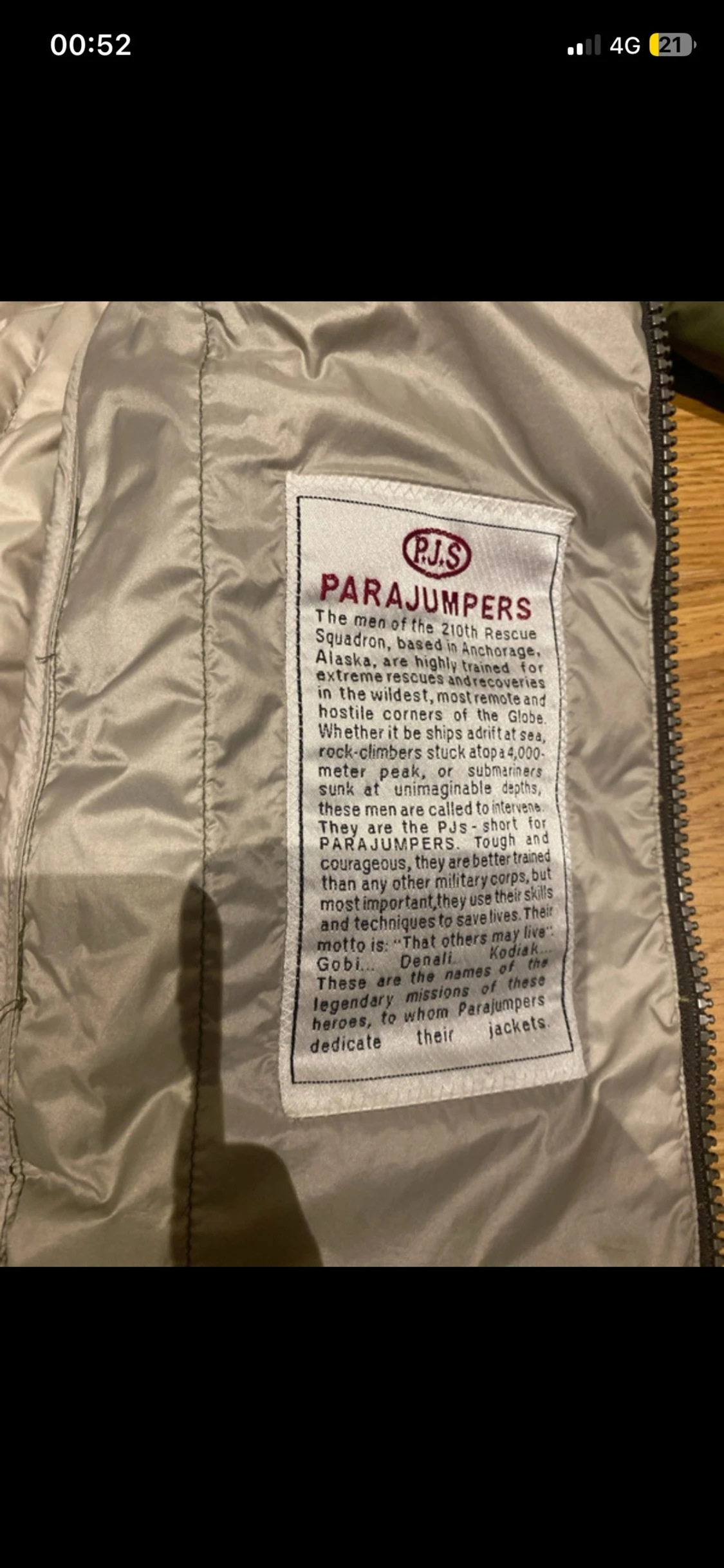 Grön dunjacka Parajumpers YS - 5