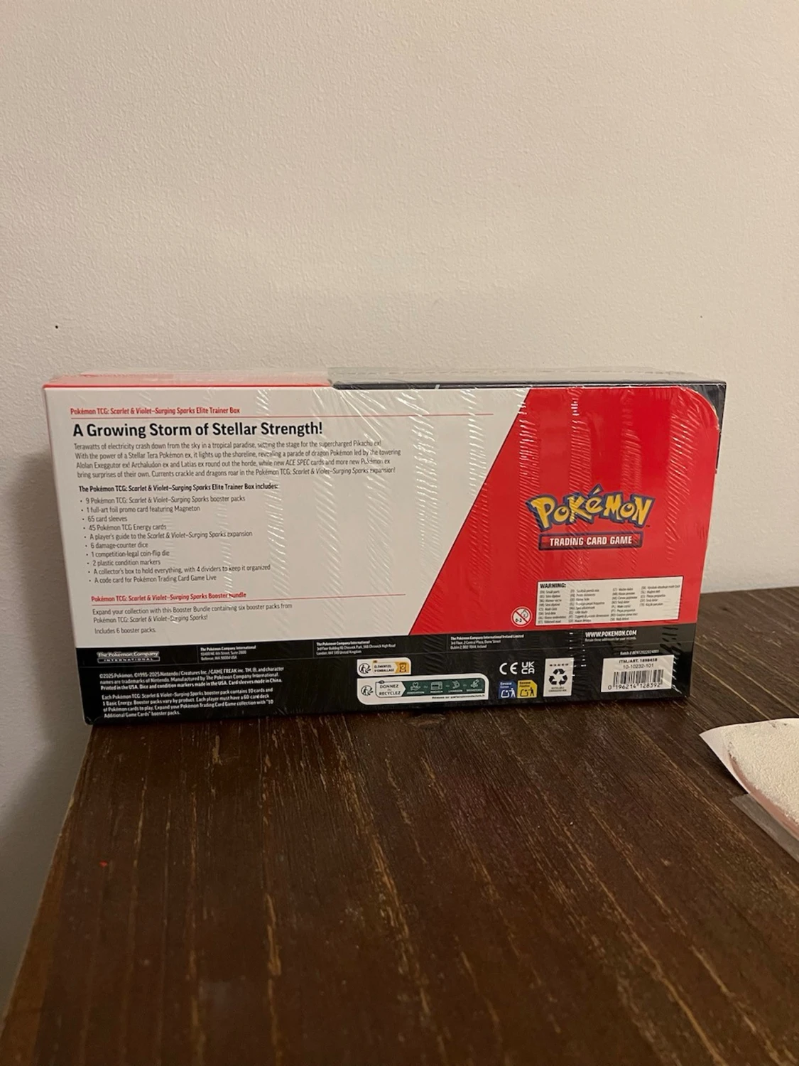 Pokémon TCG Surging Sparks - Elite Trainer Box + Booster Bundle - 1