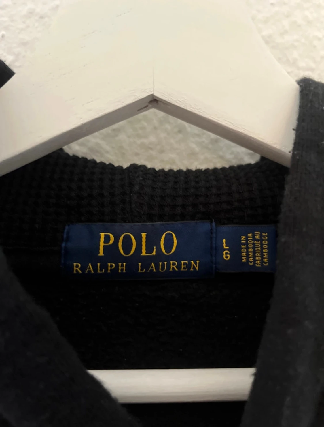 Svart Ralph Lauren Hoodie - 1
