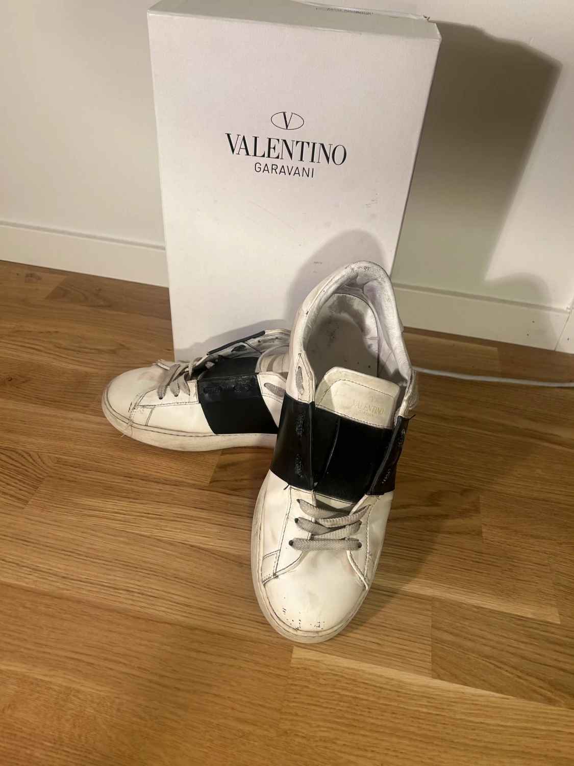 Valentino Garavani Open sneakers vit/svart - 3