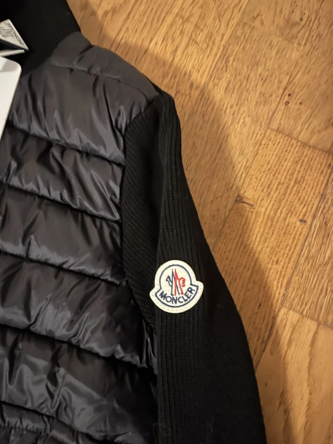 Svart pufferjacka från Moncler M - 1