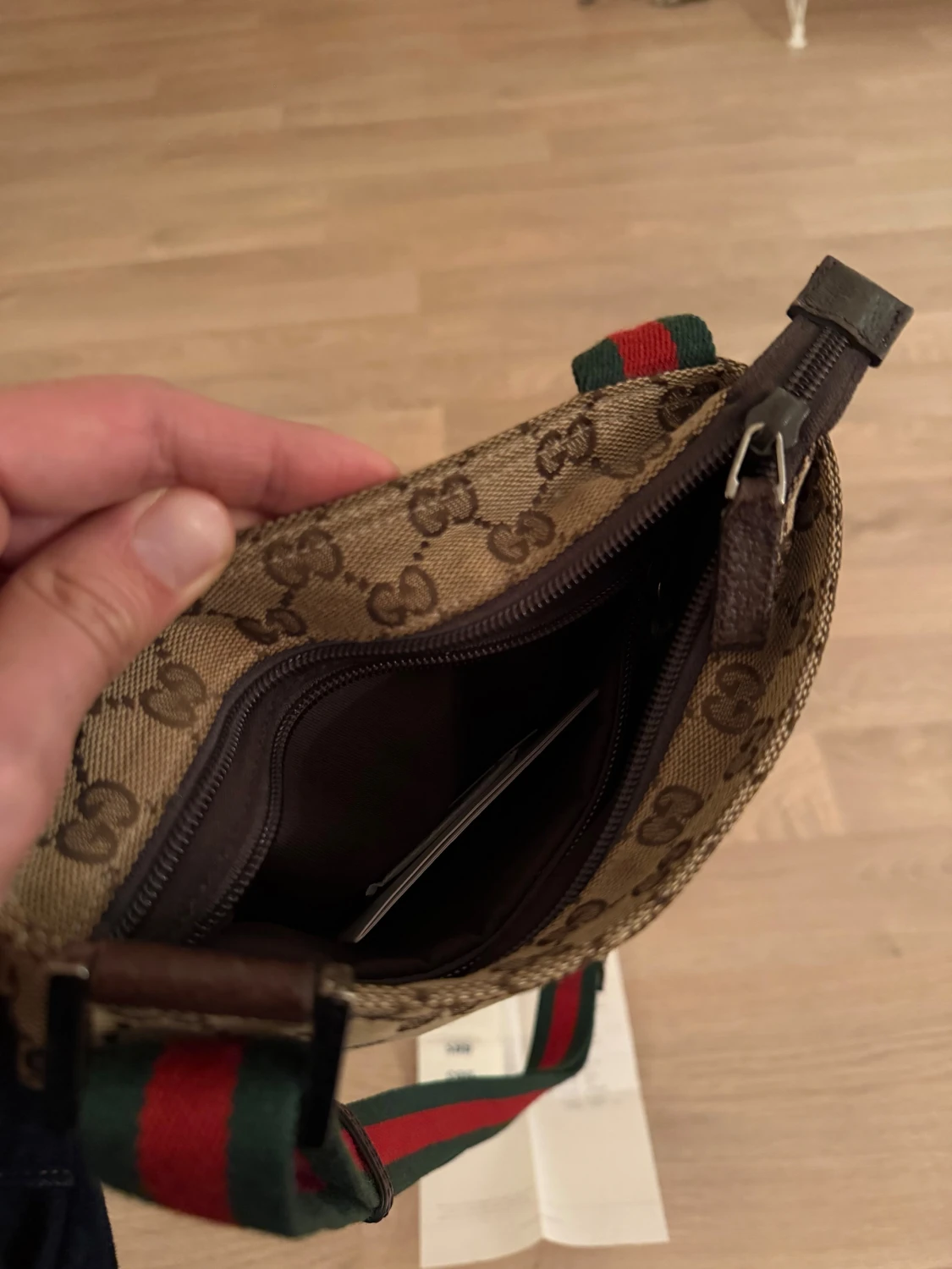 Gucci axelväska med GG-mönster - 2