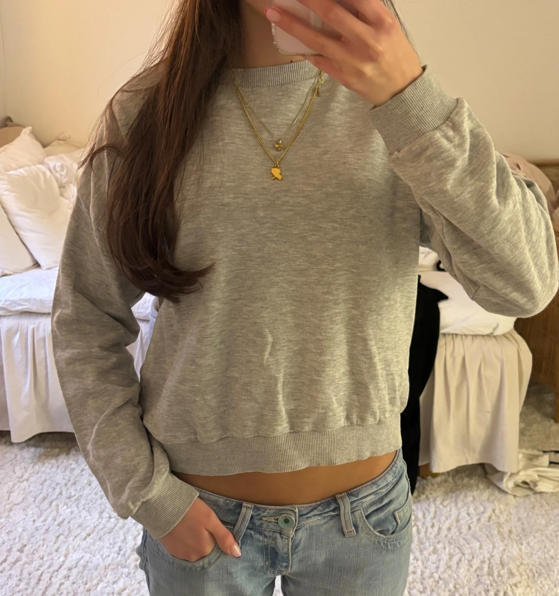 Grå sweatshirt - 2