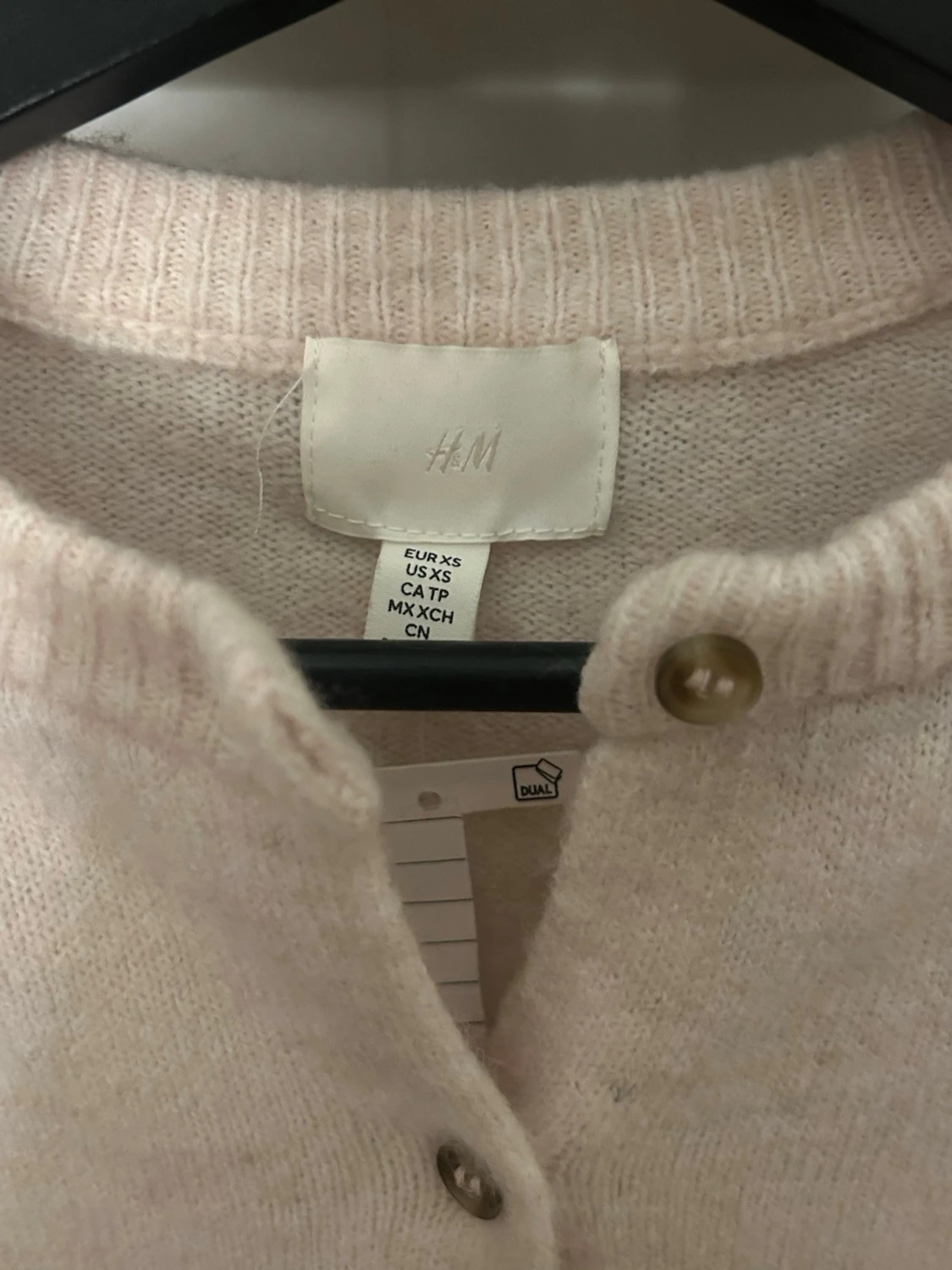 Ljusrosa kofta från H&M, S - 4