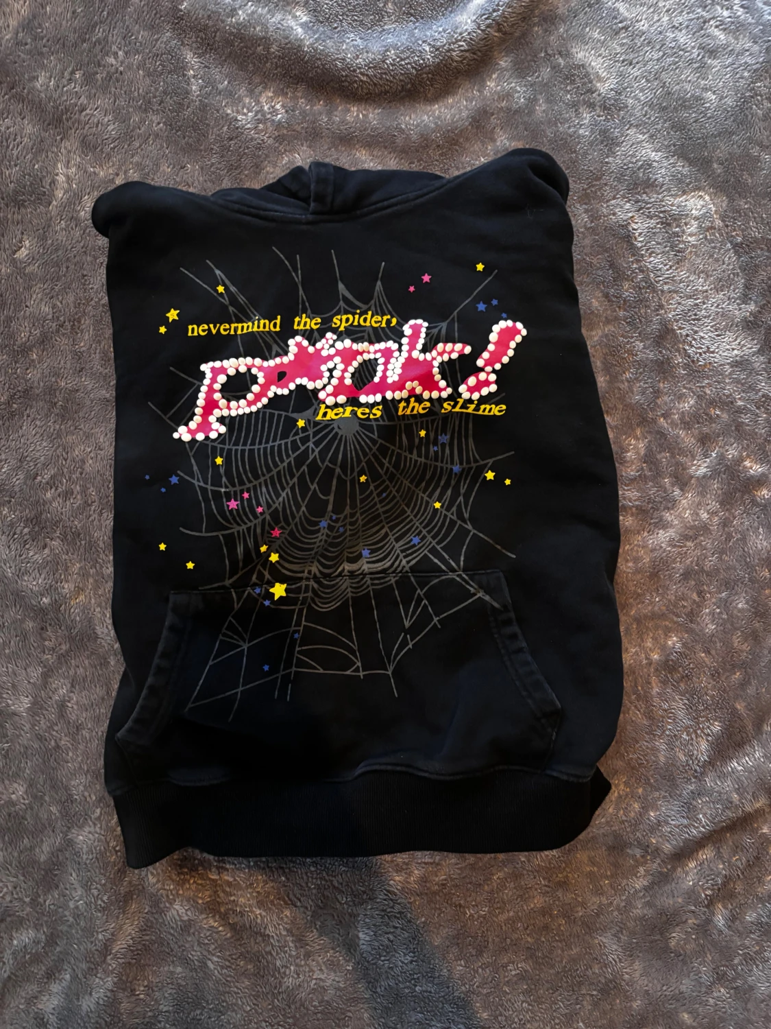 Pink spider hoddie  - 2