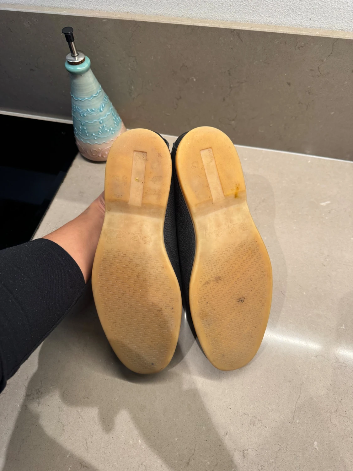 Loro Piana Open Walk – svart hjortläder - 4