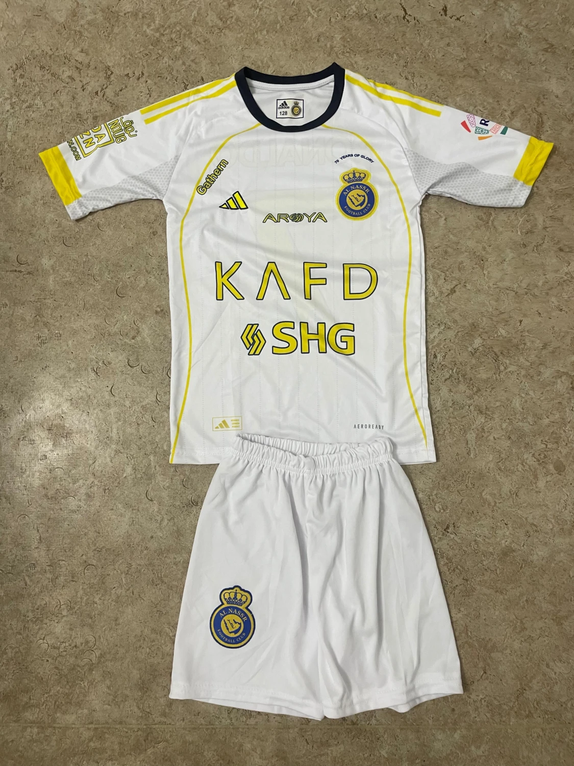 Al Nassr Ronaldo matchställ Adidas