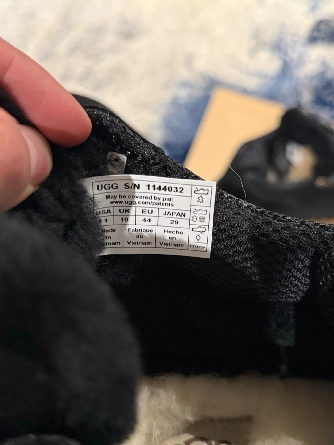 Ugg Lowmel herr svart - 6