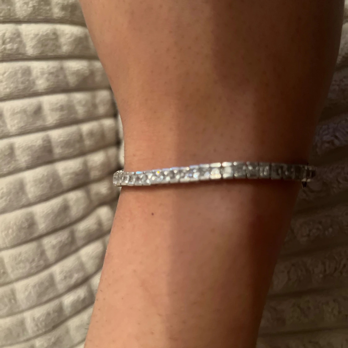 Silver925 armband med fyrkantiga stenar15carat  - 3