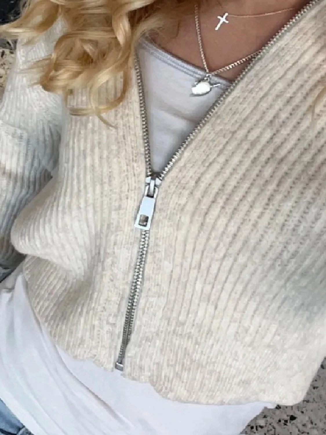 Beige kofta Zara - 1