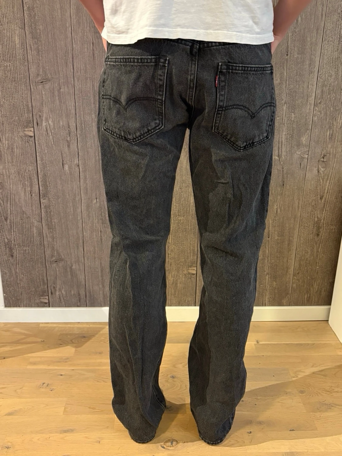 Levi's 551 svarta jeans W30 L34 - 1