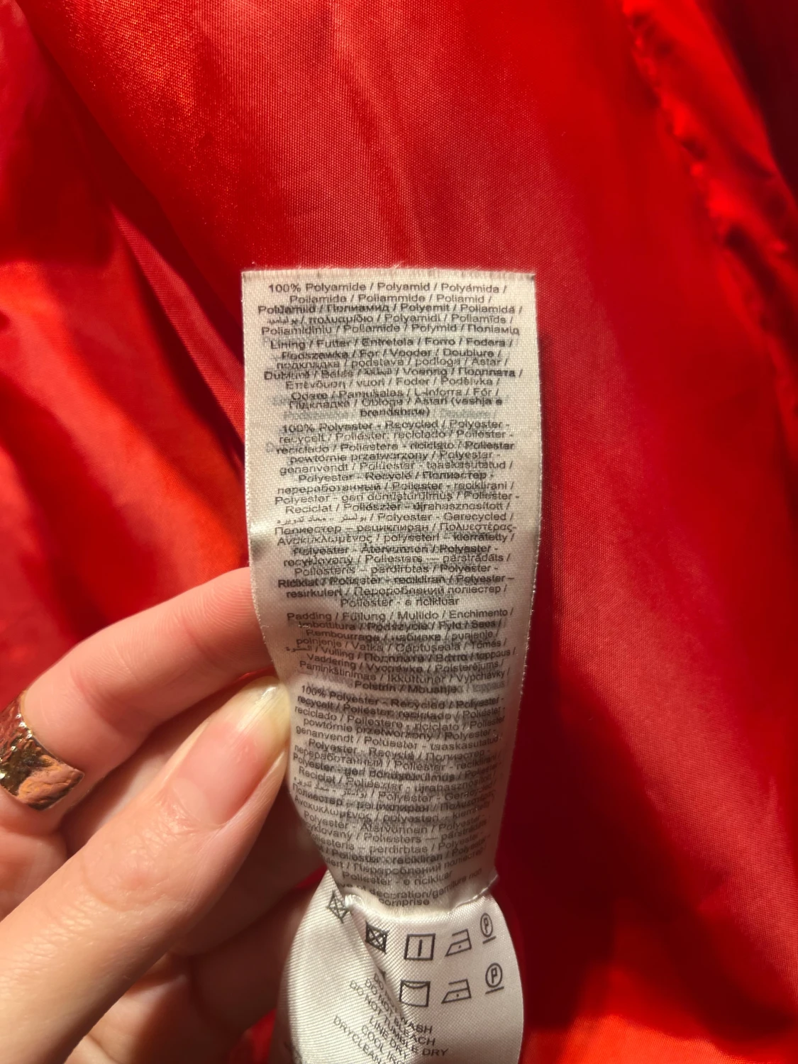 Röd pufferjacka från Vero Moda - 6