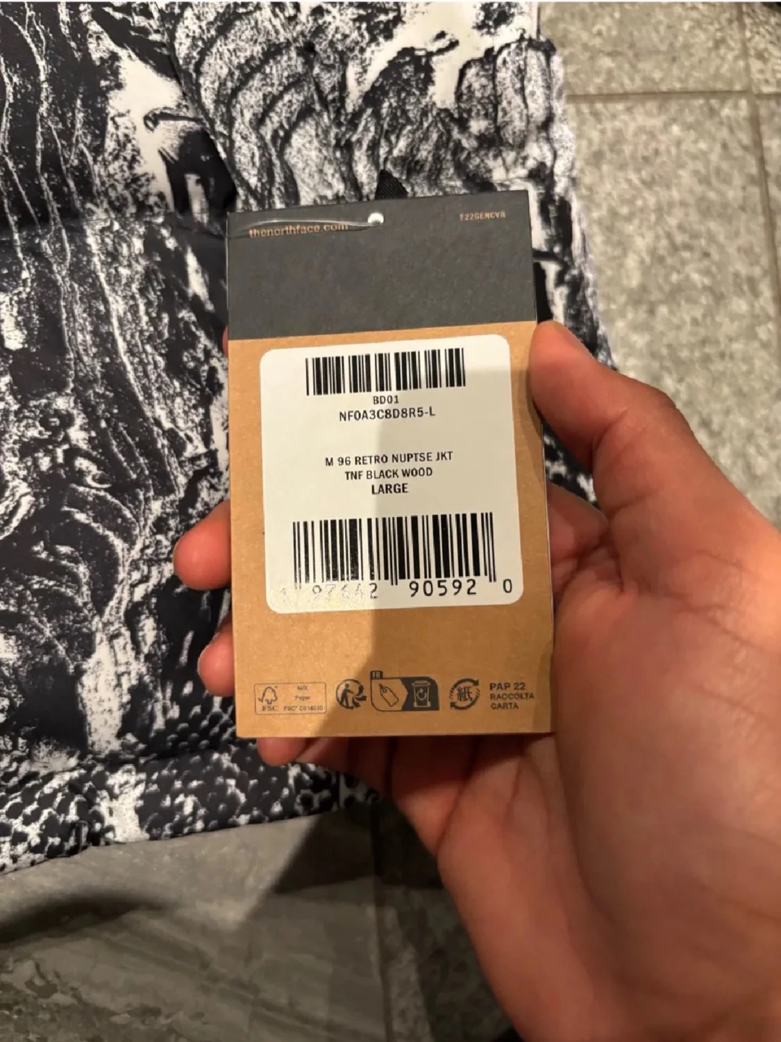 The north face retro 1996 nuptse jacket - 5