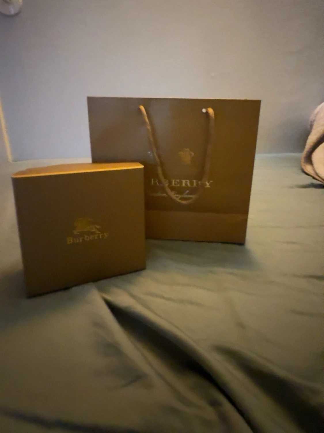 Rutig Burberry skärp med B-spänne - 5