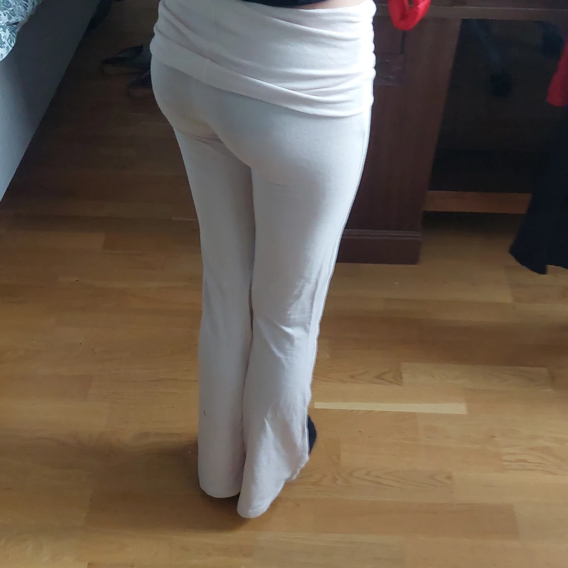 Ljus rosa yoga pants - 1