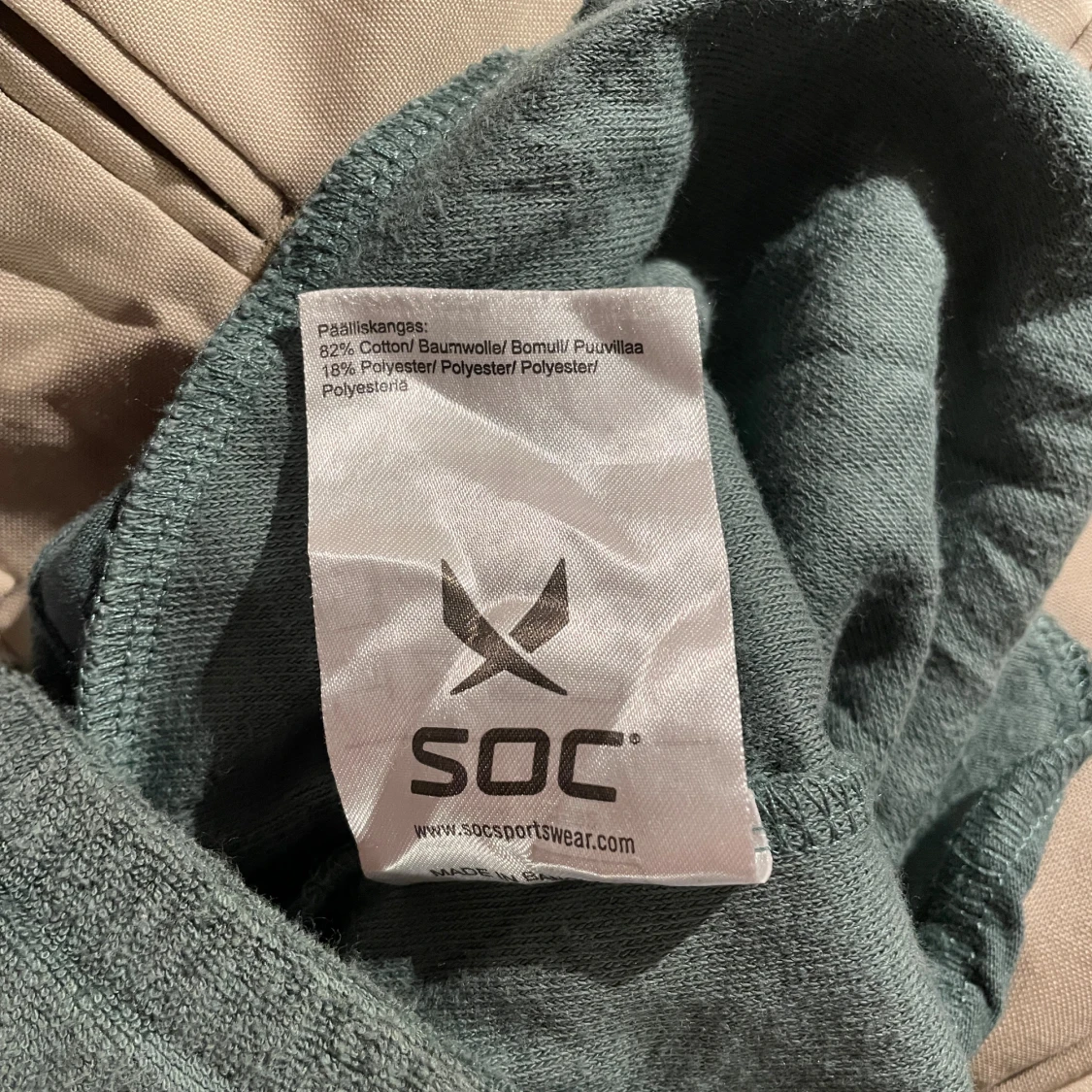 Gröna frottéshorts från SOC, storlek L - 2