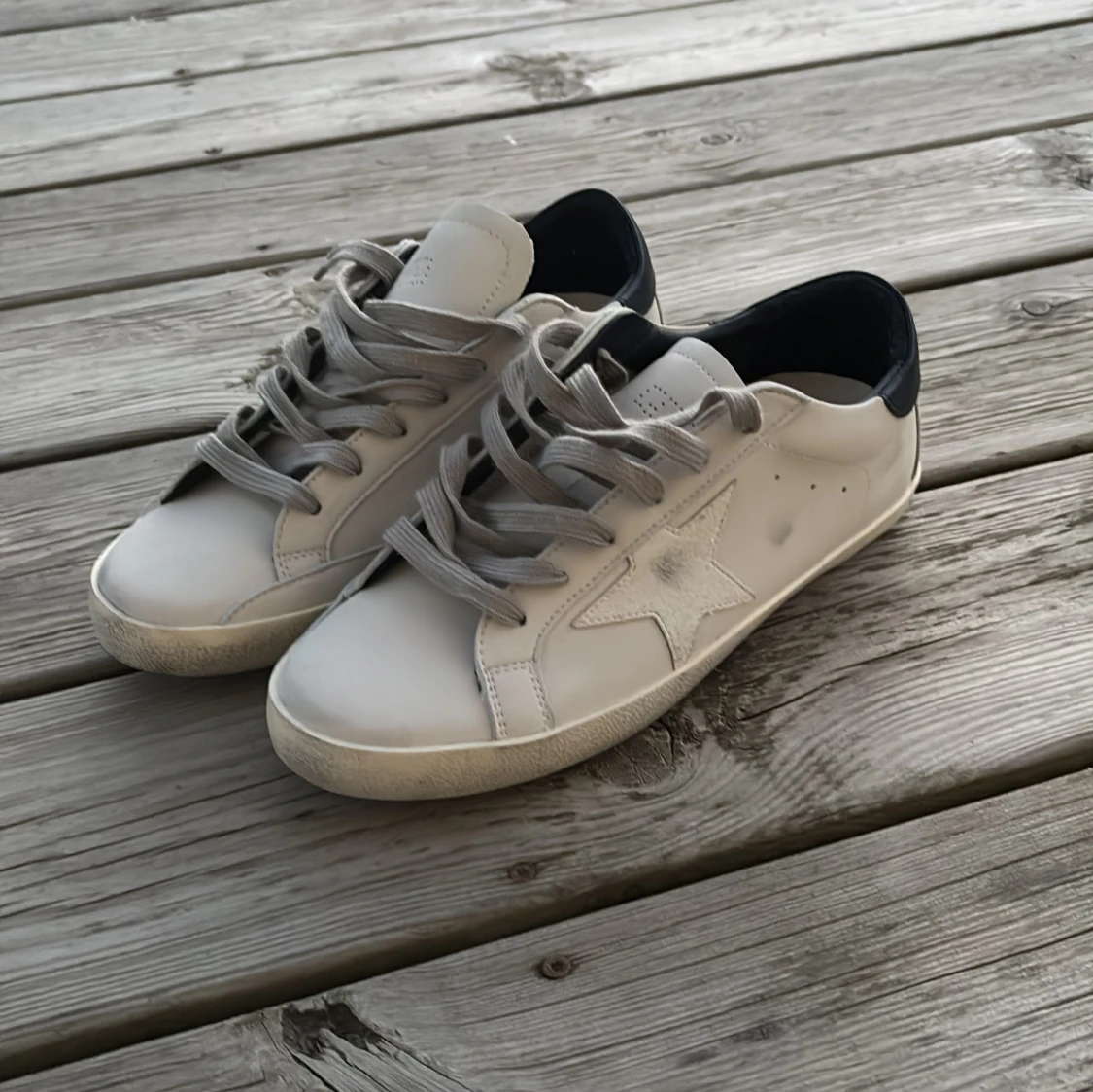 Golden Goose Superstar sneakers vit/grå/blå - 1
