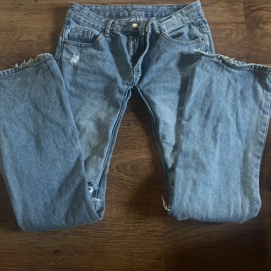 Ljusblå bootcut jeans ❣️ - 1