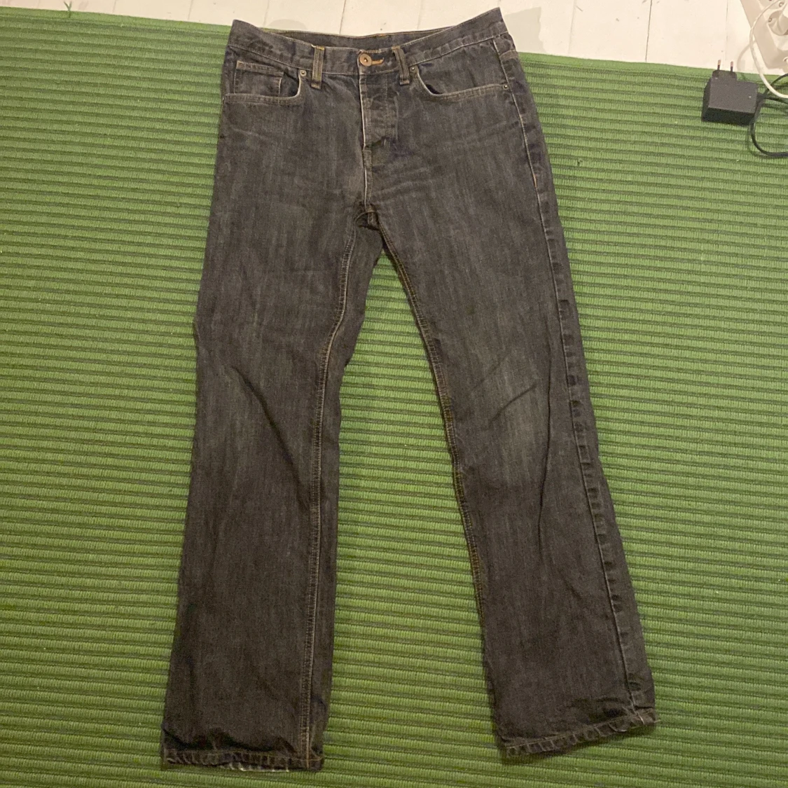 Klassik Svarta raka jeans