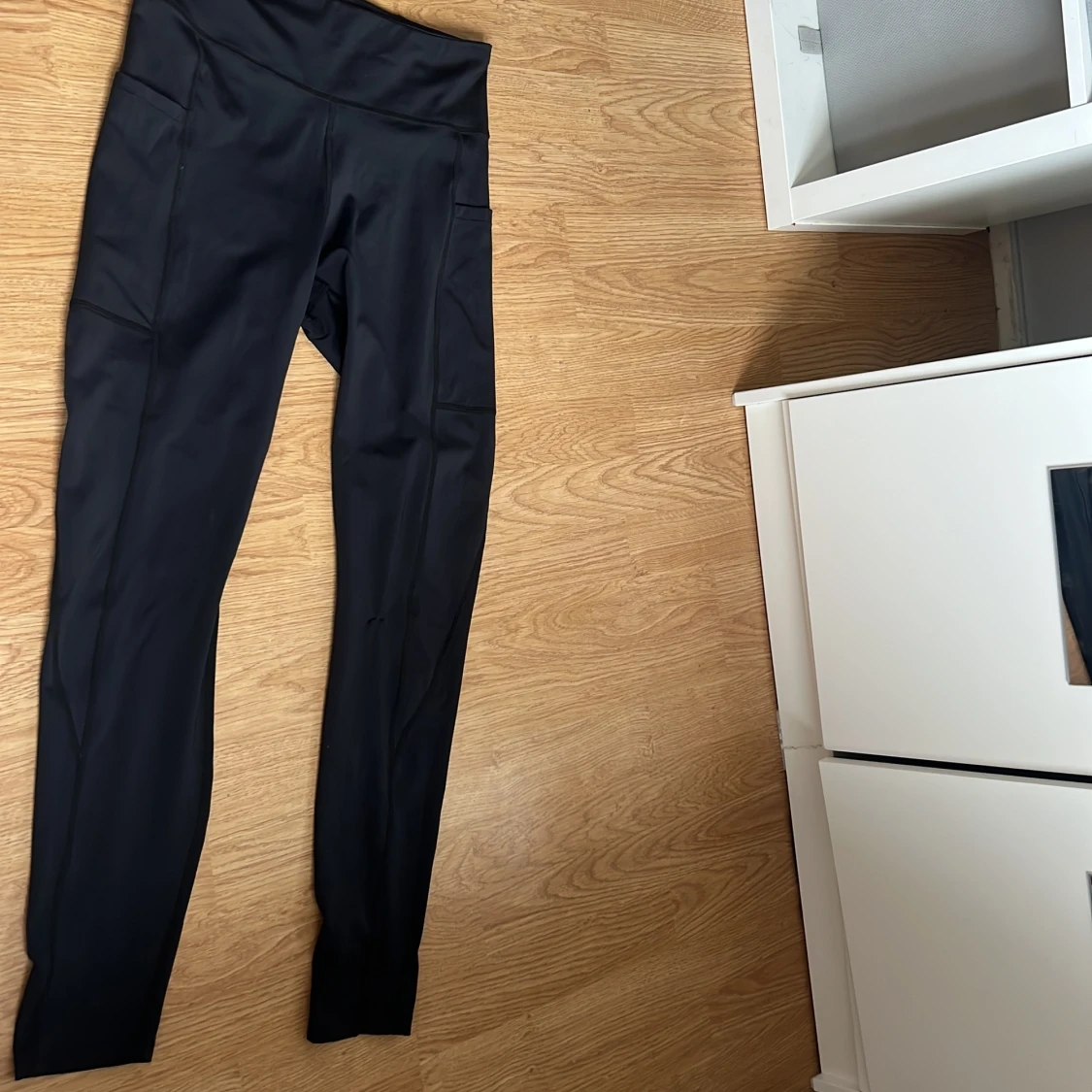 Svarta leggings med fickor