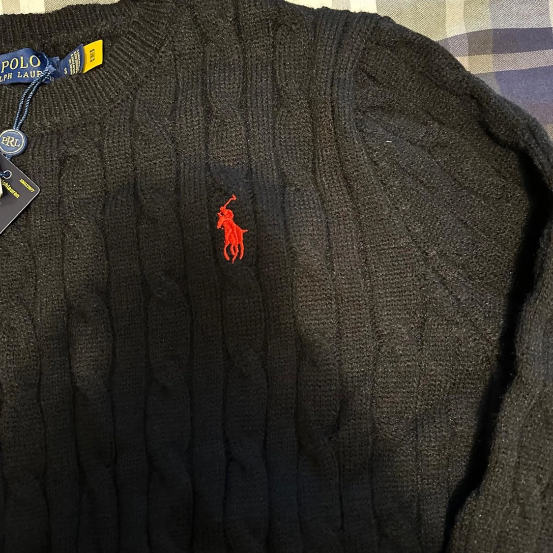Svart kabelstickad tröja Polo Ralph Lauren - 3