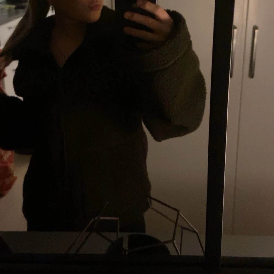 Grön Teddyjacka ifrån hm! - 1