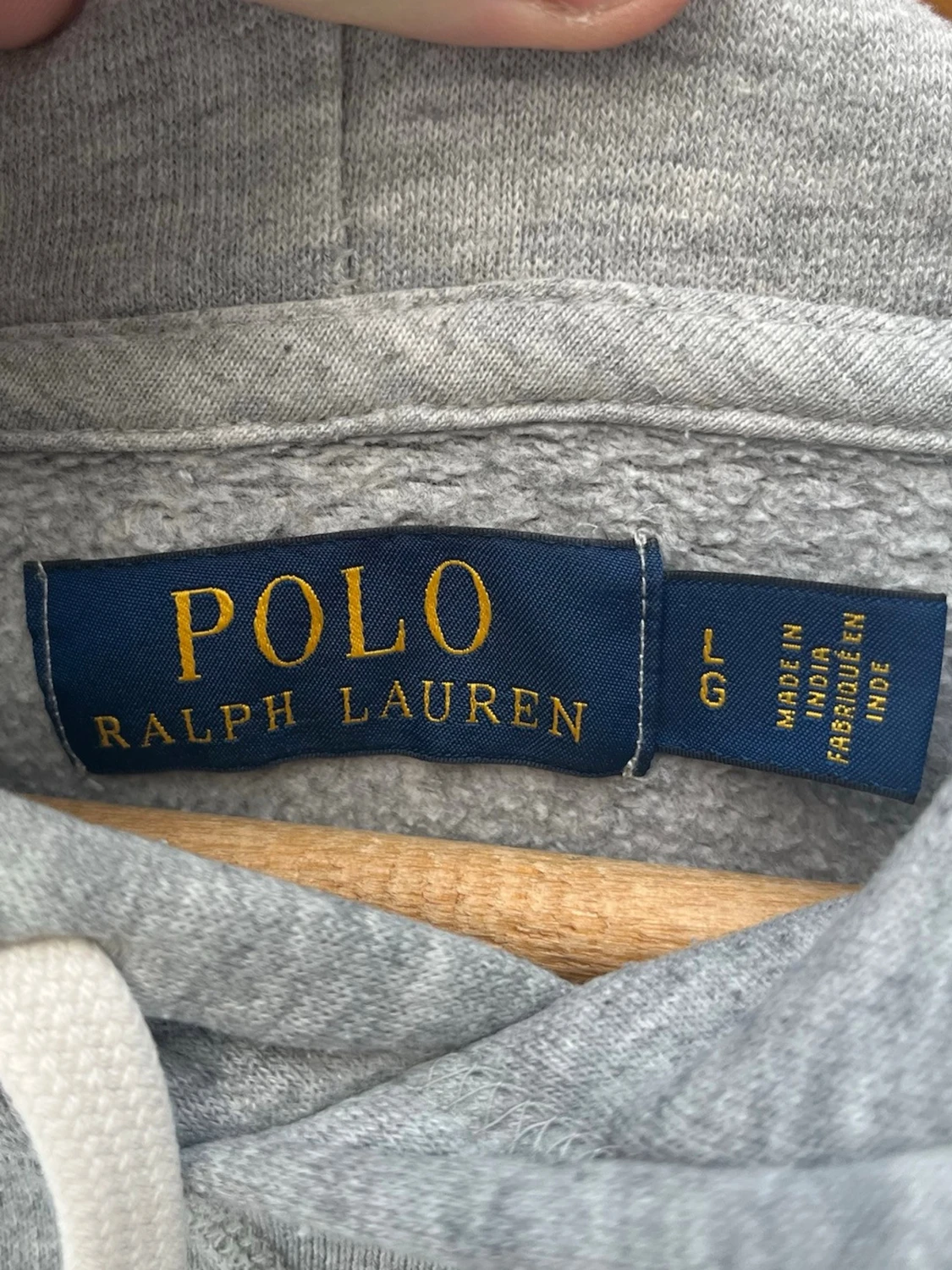 Ralph Lauren Grå Hoodie  - 5