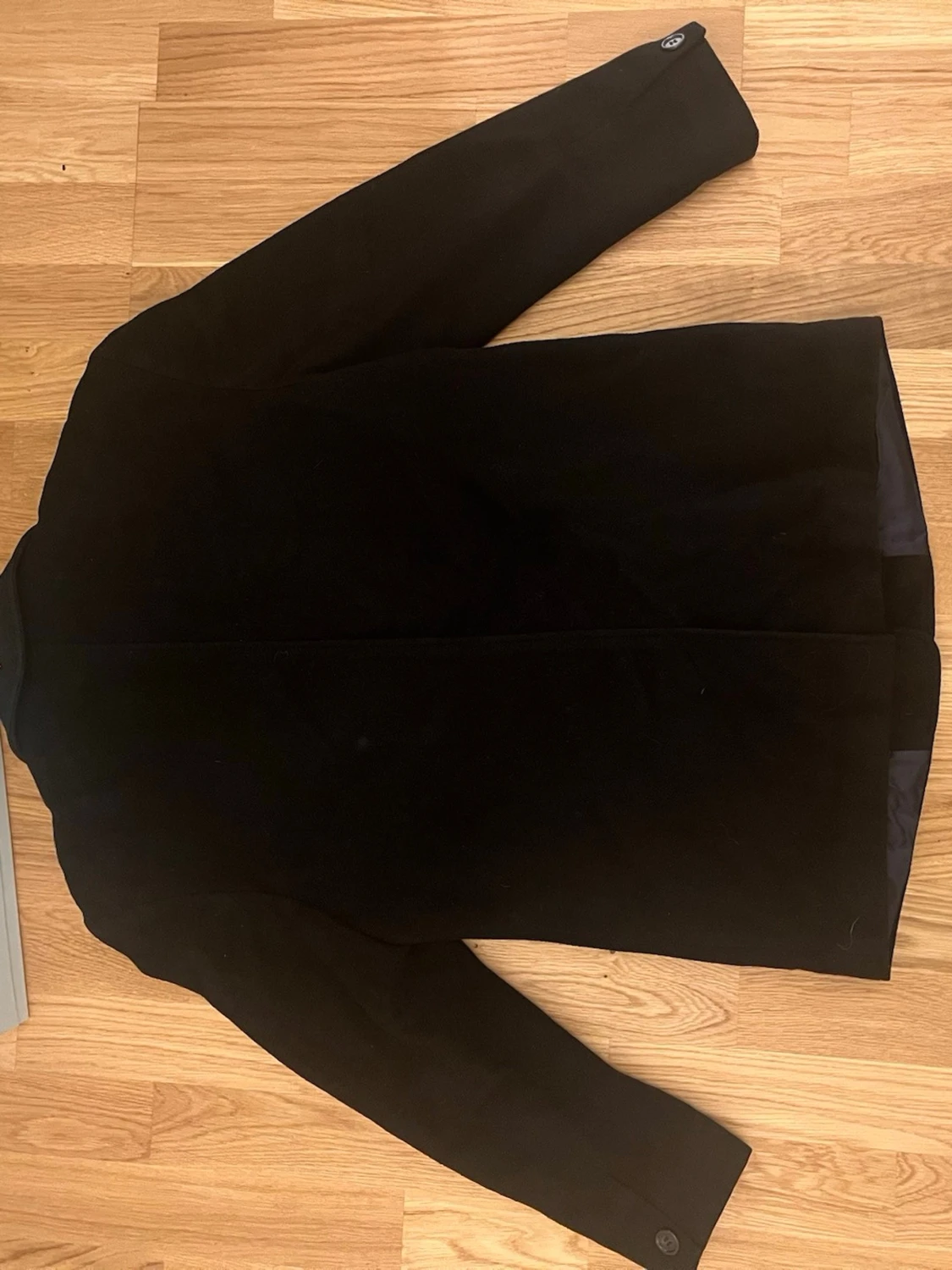 Svart kavaj i kashmir och ull - 1