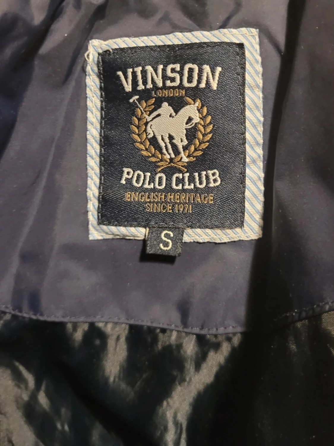 Marinblå vindjacka från Vinson Polo Club - 1